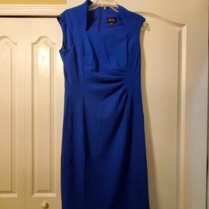 #441 Tahari Royal Blue Dress Size 8